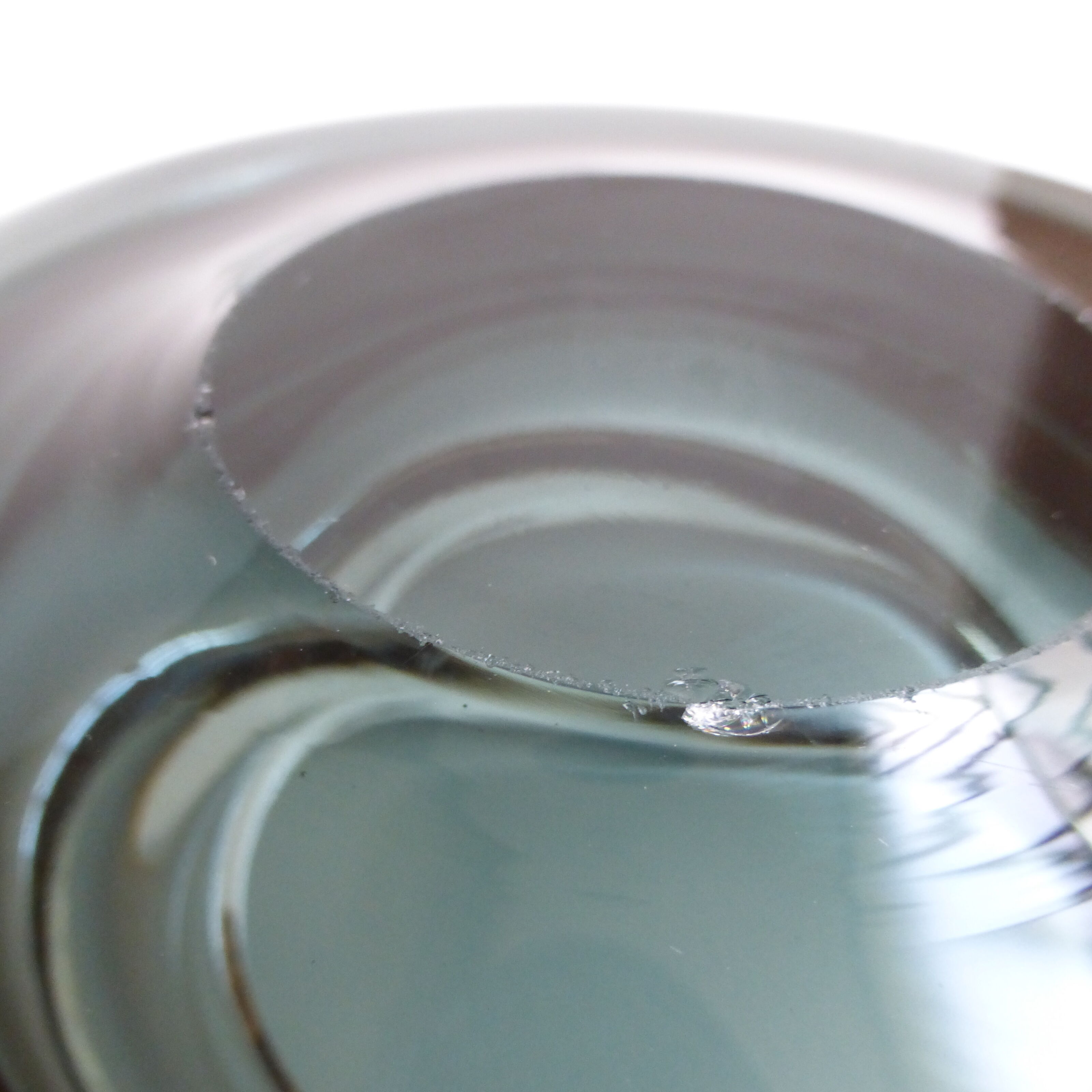 Scandinavian double-layered glass ashtray Per Lütken, 1960's