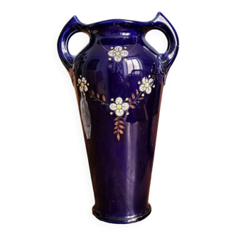 Vase en faïence Louis Gueule Vierzon