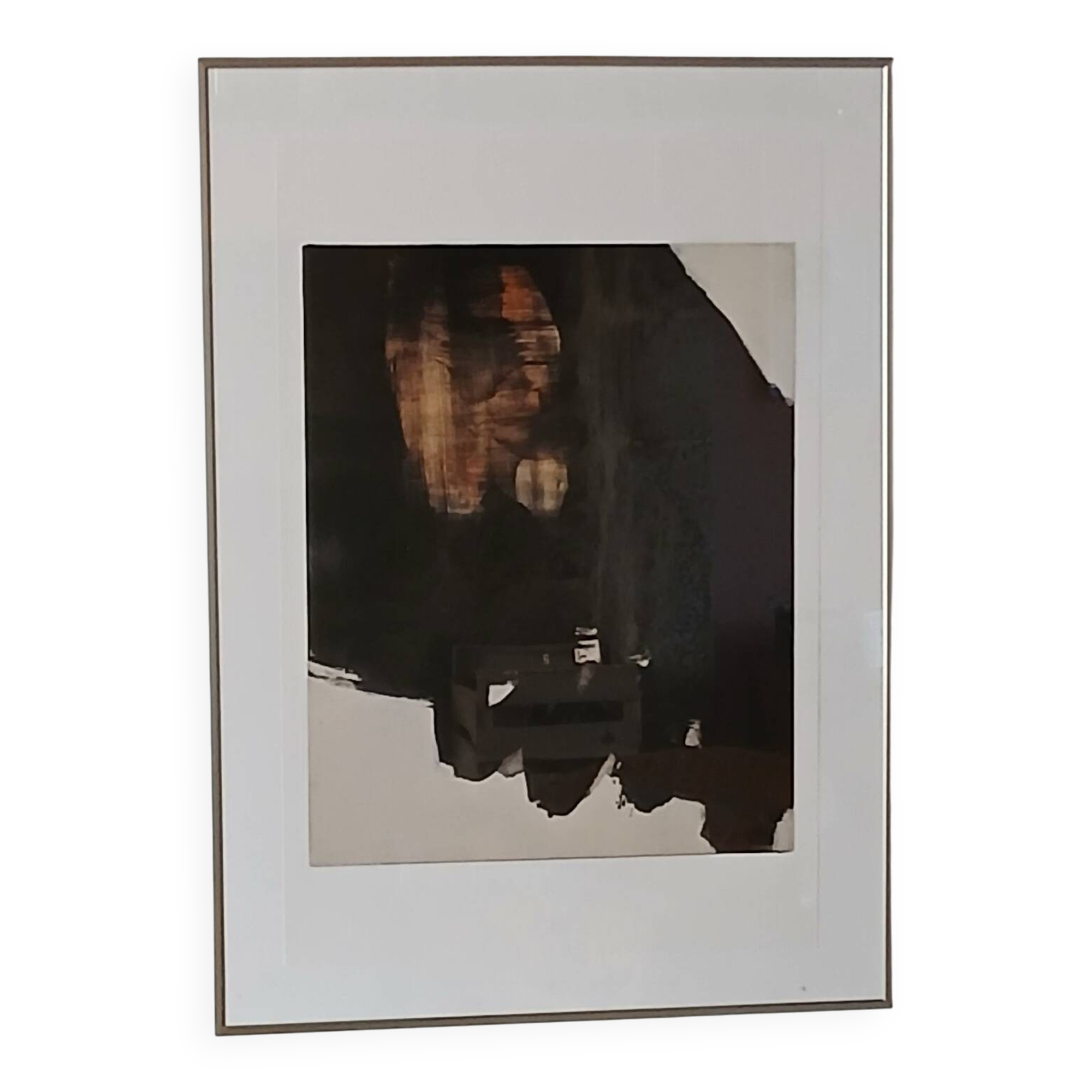 Pierre Soulages, after a painting, June 1, 1964