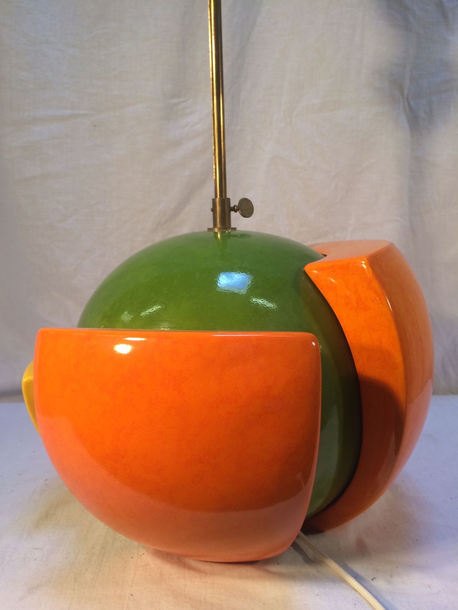 Vintage lamp "Laurence" ball format by François Chatain for Roche Bobois - 80s