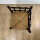 Chaise d'angle en bois sculpté et paille fin XIXème s.