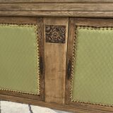 Country sideboard fabric doors