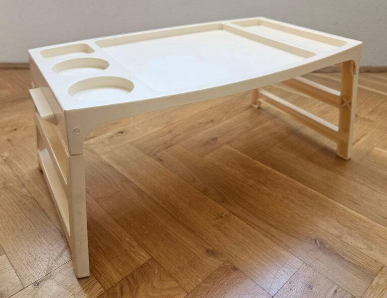 Midcentury Folding Bed Breakfast Table Tray Dansol, Canada, 1970s