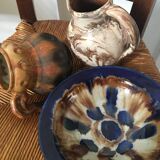 Glazed terracotta carafe