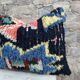Magnifique coussin Kilim berbère vintage du Maroc