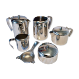 Stainless steel coffee service from the 1970s