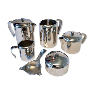 Stainless steel coffee service from the 1970s