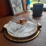 Mirror tray and glass compartment