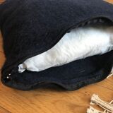 Pair of blue cushions