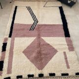 Tapis en laine pure naturelle fait main taille 150 x 250 cm