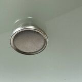 Oscar Torlasco for Lumi, large Italian pendant light with adjustable glass from 50s