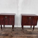 Paire de chevets palissandre