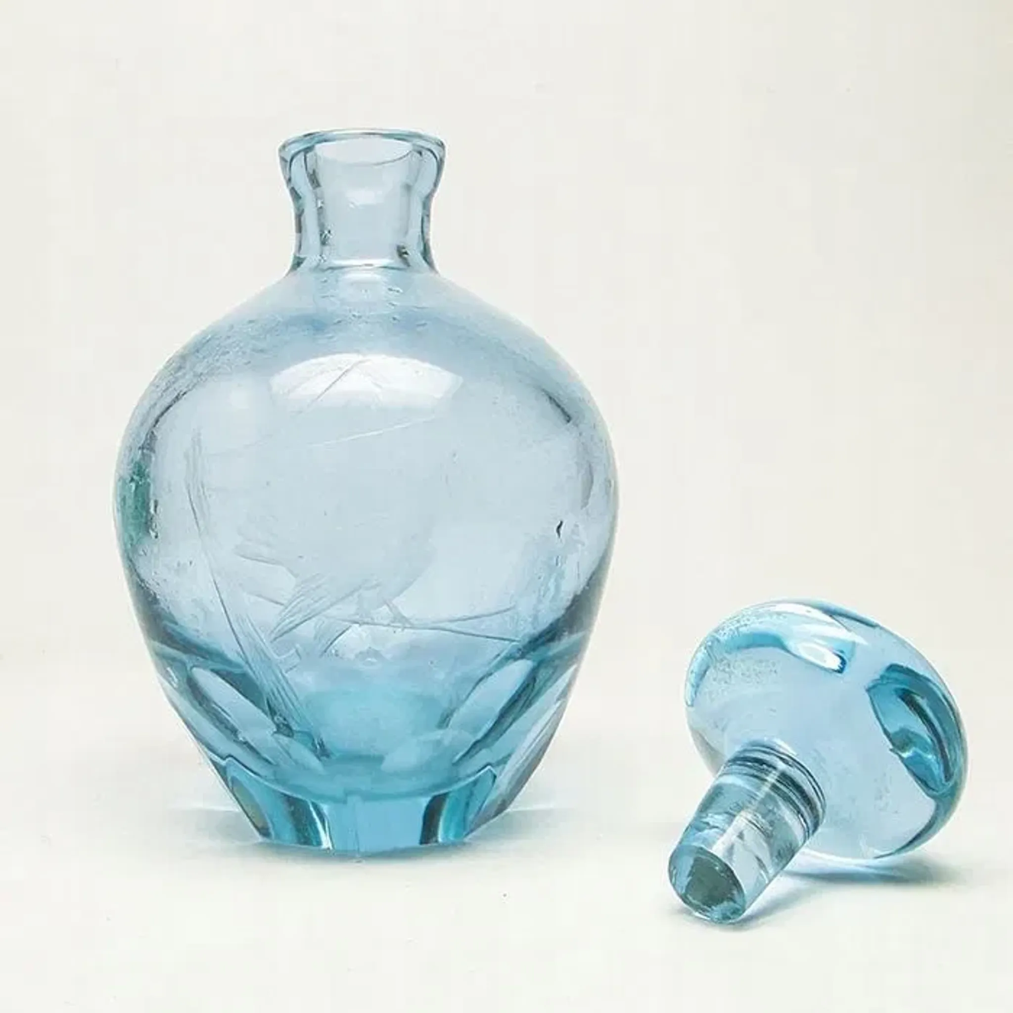 Carafe Alexandrite Moser avec Tétras
