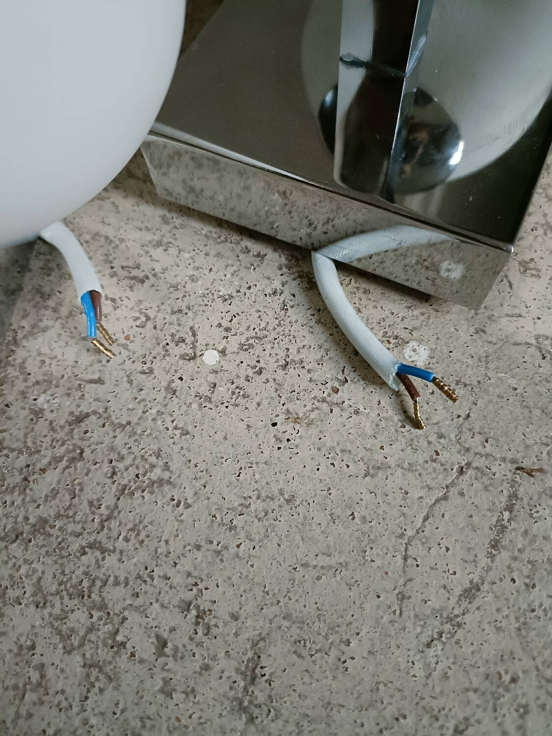 Space age wall lights