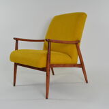 Restored yellow 60s chair