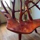 Rosewood bench, Italian work from the 1970s.