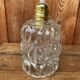 Vintage structured glass pendant globe.