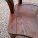 Fauteuil de bureau Louis Philippe en chêne
