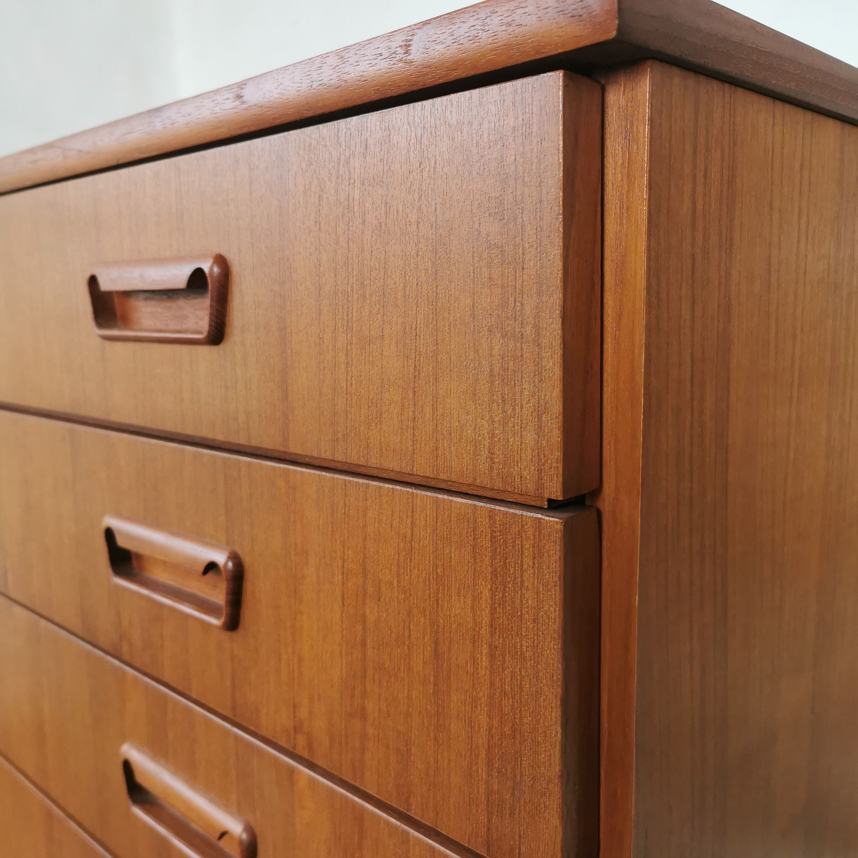 Scandinavian teak chest of drawers 1970