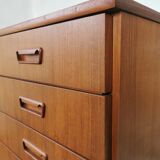 Scandinavian teak chest of drawers 1970