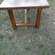 Table de ferme barre à chat