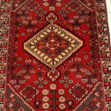 Handmade Persian Hamadan rug 192x129cm