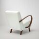 Paire de fauteuils de Jindřich Halabala, fauteuils de salon tchèques du milieu du siècle