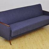 Daybed 3 seat sofa with fold-out function, 1960s