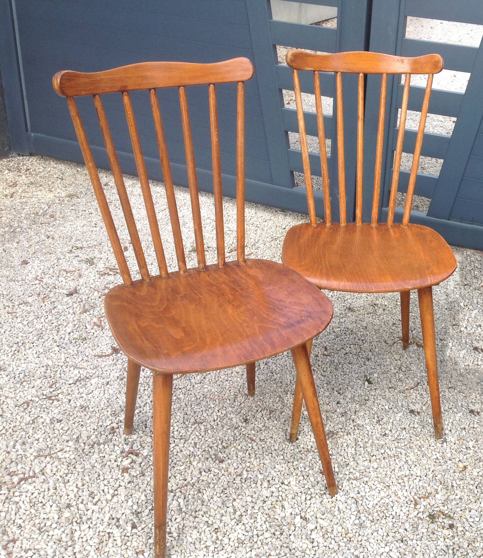pair of Baumann chairs