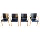 Set of 4 Thonet chairs model S320 renovated by Wulf Schneider and Ulrich Bohme, 1984