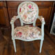 Louis XVI medallion armchair – traditional upholstery