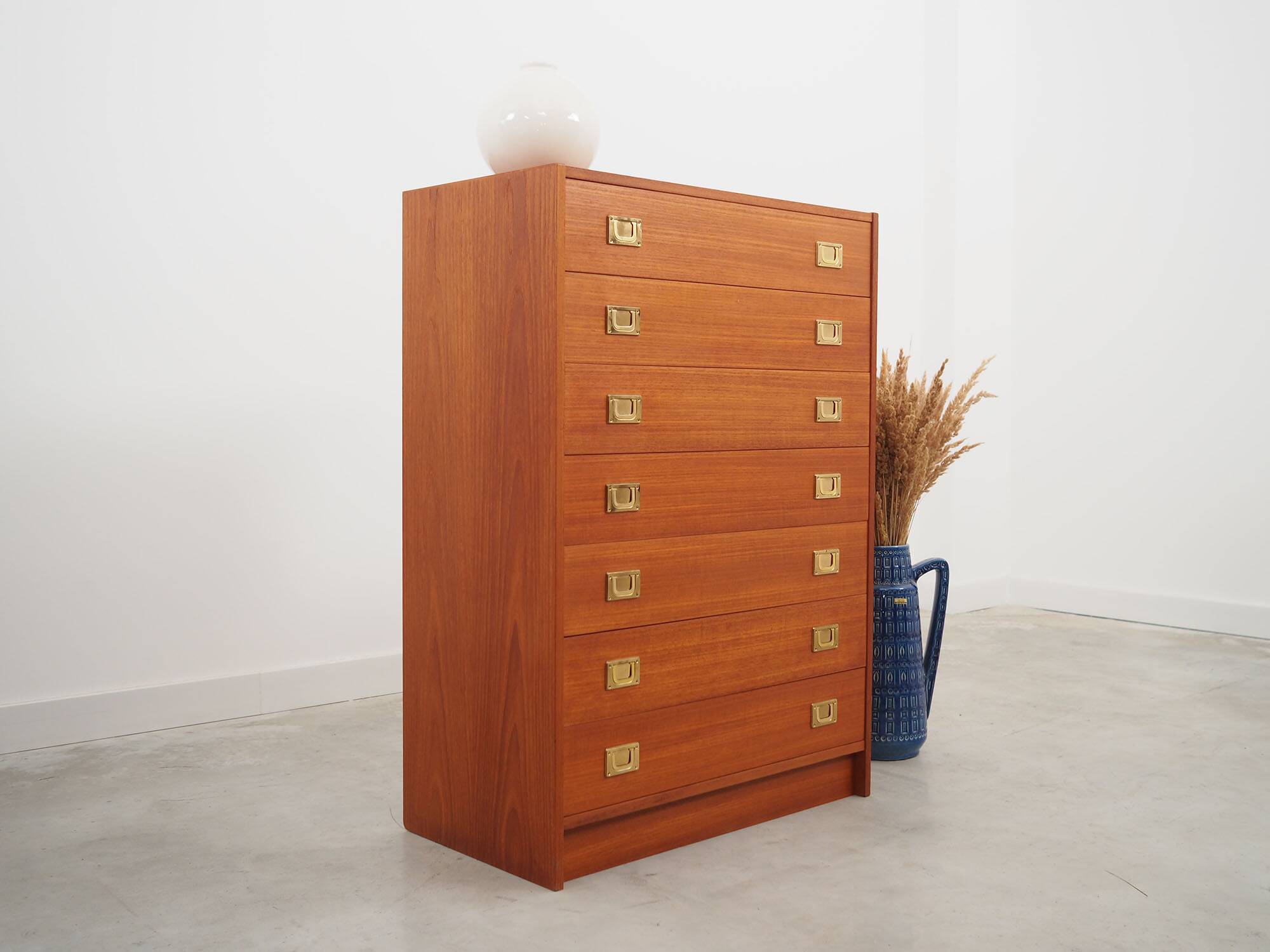 Teak chest of drawers, Danish design, 1970s, made in Denmark