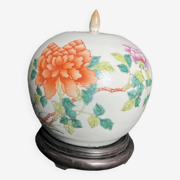 Chine, pot à gingembre porcelaine céladon début XXème