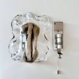 Ice Glass Wall Lights by J.T. Kalmar – Vintage Wall Lamps from the 1960s