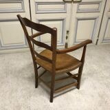 Straw armchair middle XIX