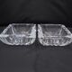 Paire de cendriers en cristal