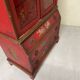 Trumeau with chest of drawers from the mid-20th century in chinoiserie style.