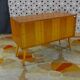 Bureau design vintage en hêtre année 1960.