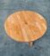 Brutalist Oak Round Coffee Table from Meubelfabriek Oisterwijk, Netherlands, 1960s