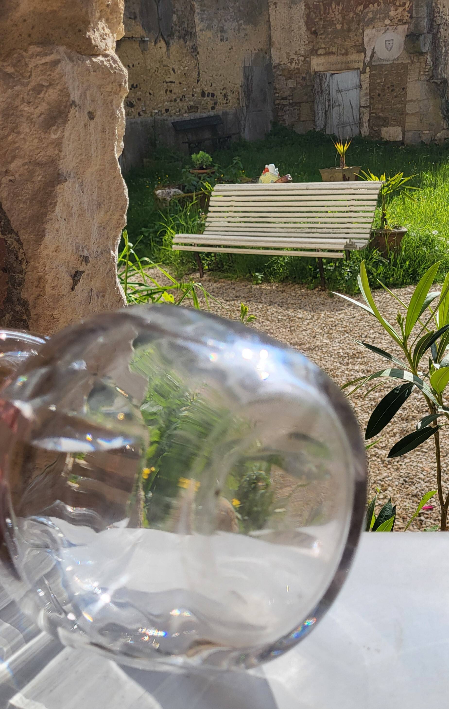 Crystal pitcher from Saint Louis, Cerdagne model.