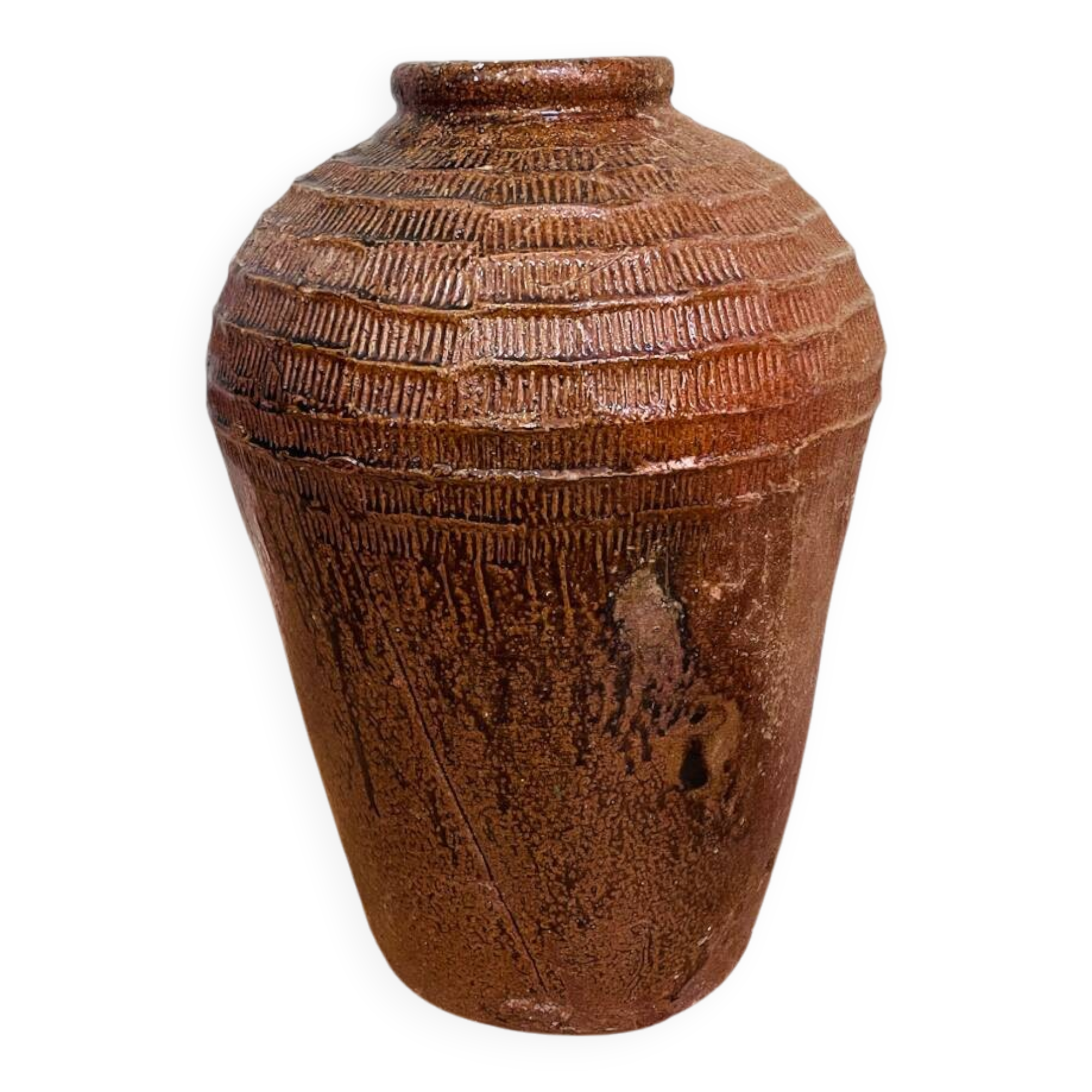 Large Chinese terracotta jar – Shandong, mid-20th century