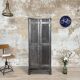 Strafor double-door corrugated iron cloakroom, circa 1920.