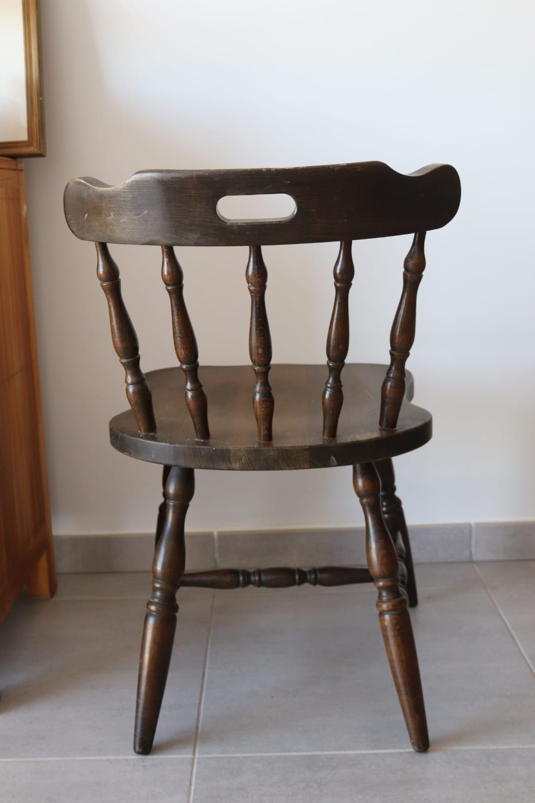 Chaise western de saloon vintage 1970/1980