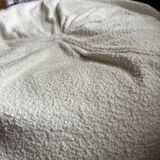 Fauteuil pouf repose pieds