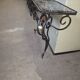 Wrought iron console