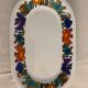 Oval flat Villeroy and Boch Acapulco 1970