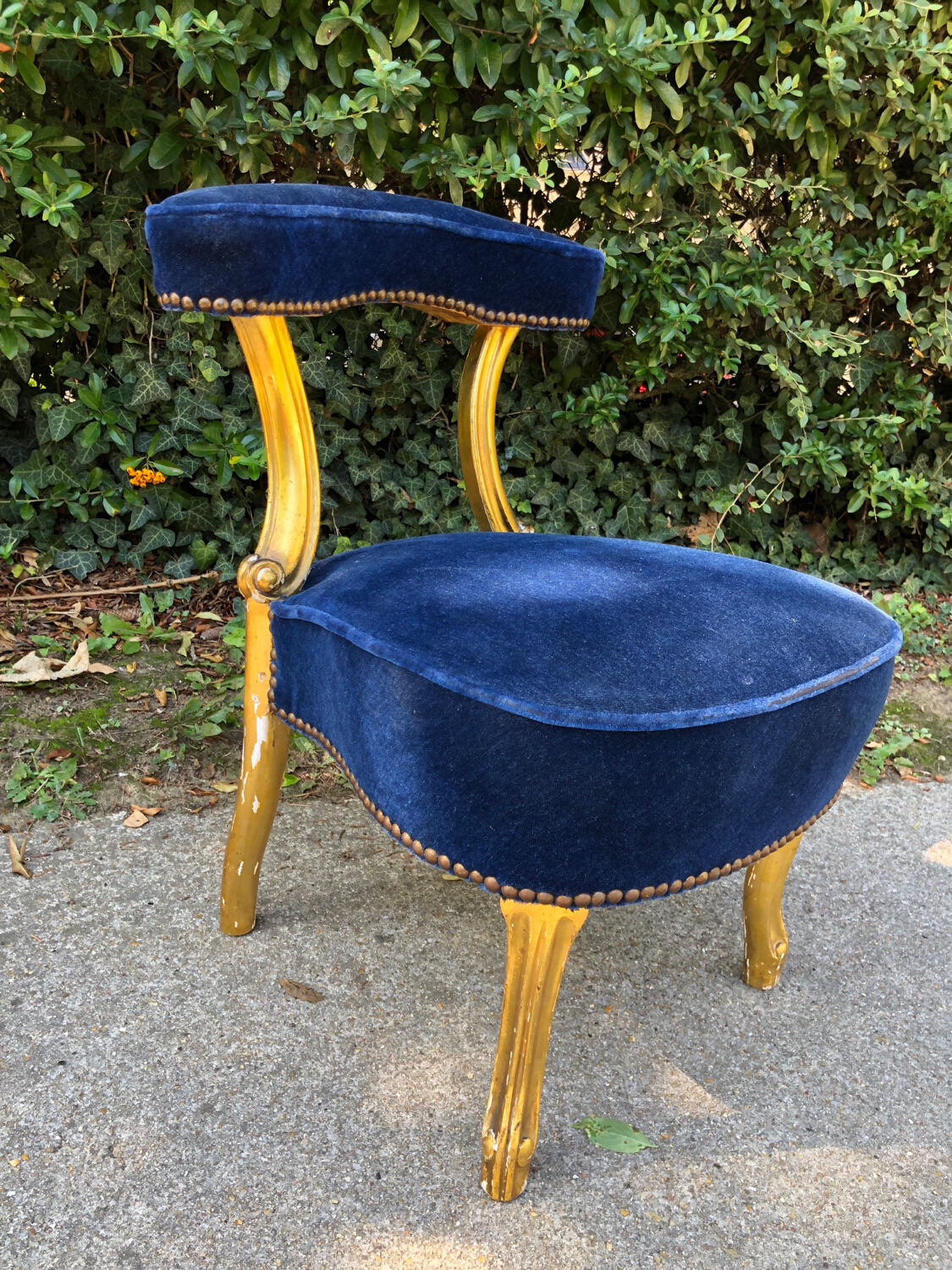 Chaise de fumeur style Louis XV