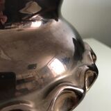 Pitcher ceramic iridescent signed Vallauris Giraud
