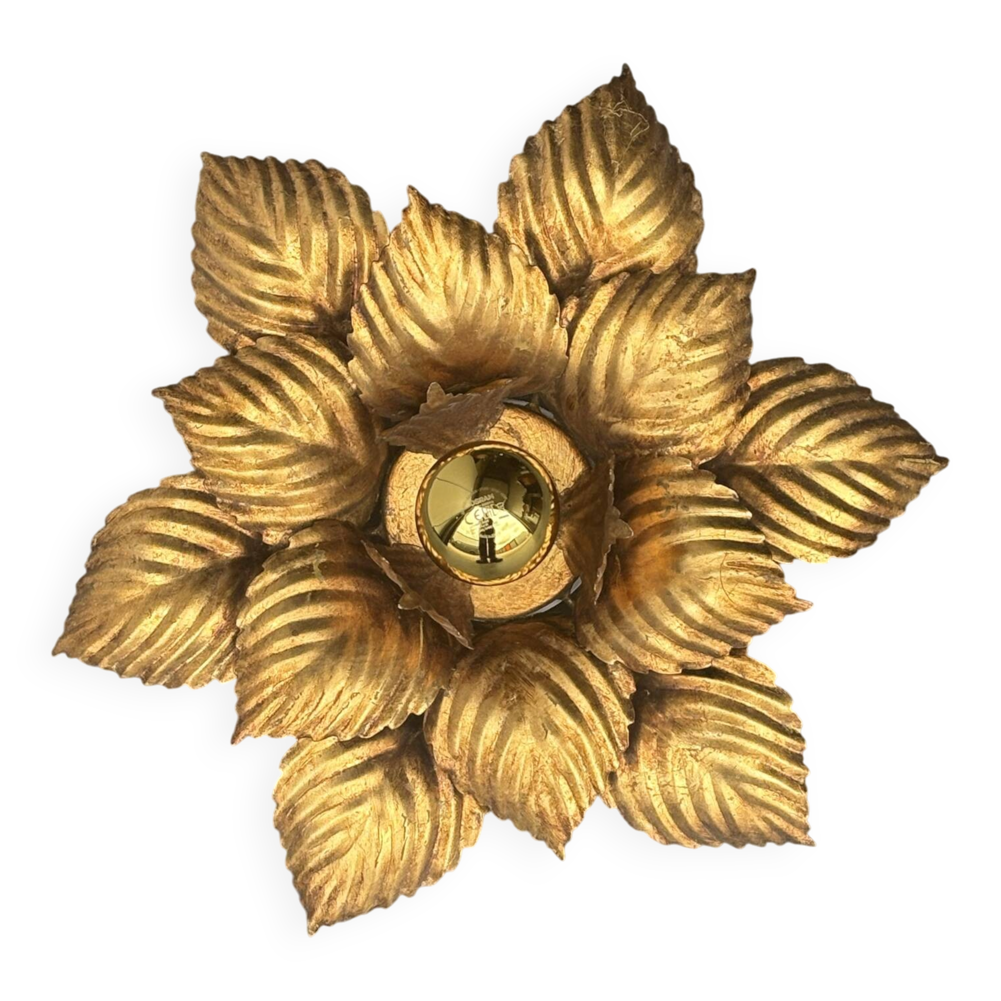 Applique florale masca – italie, années 1970