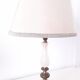 Brass and alabaster laying lamp